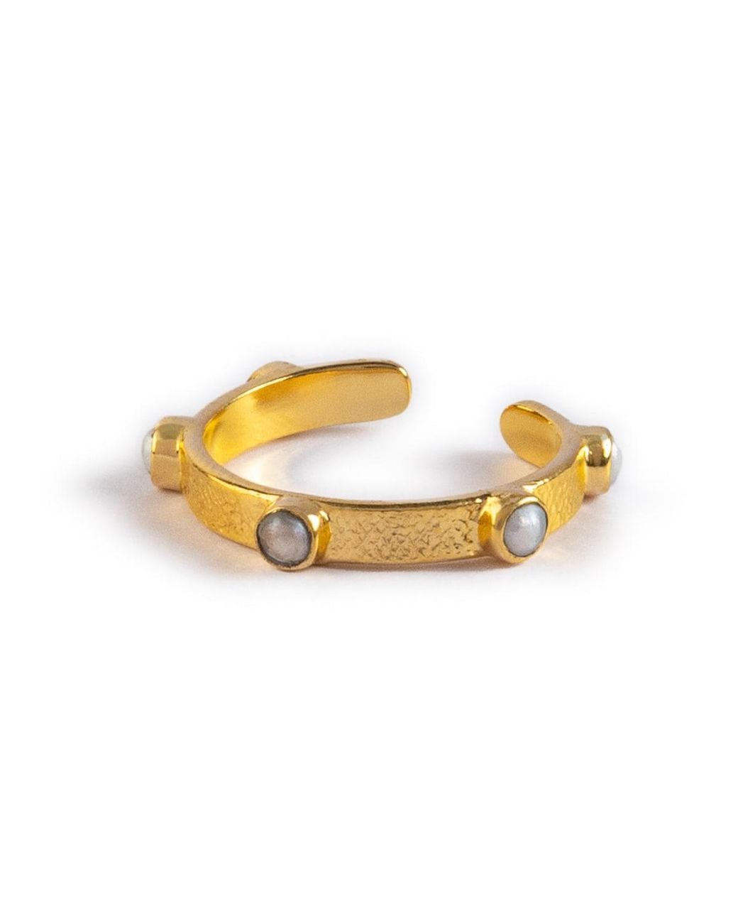 Goddess Charms Metallic Crown Chakra Ring