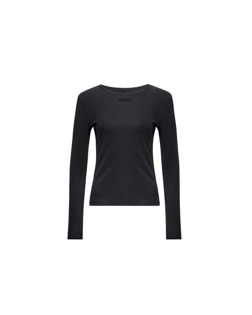 Audrey Vallens Black Avlw Rib Top