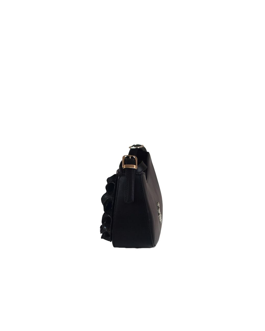 F3Rog by Rana Black Baguette Coral Bag