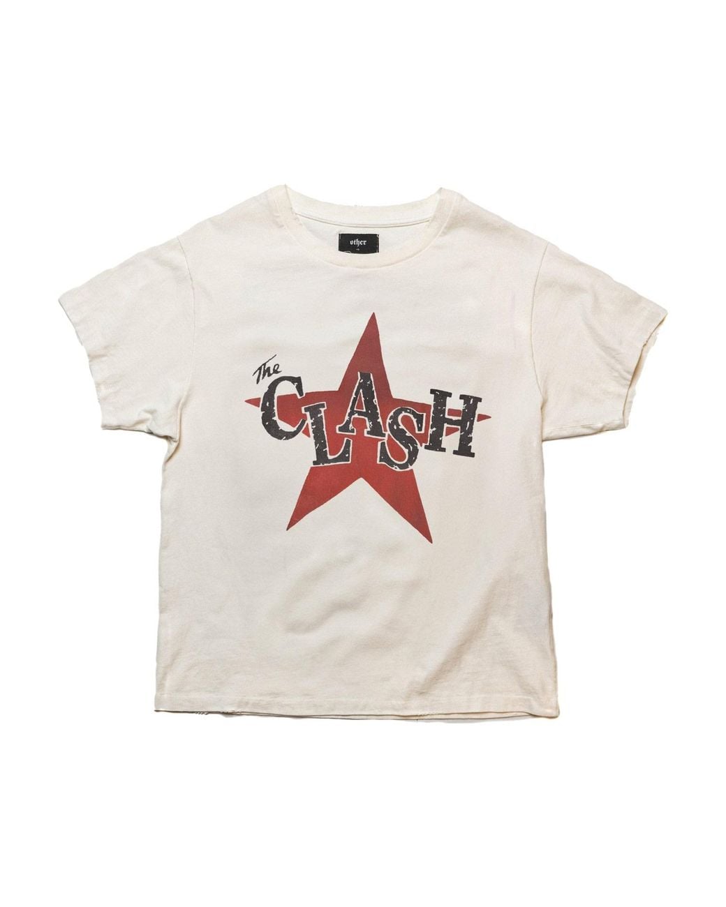 Other Uk White The Clash Star Vintage T-Shirt for men