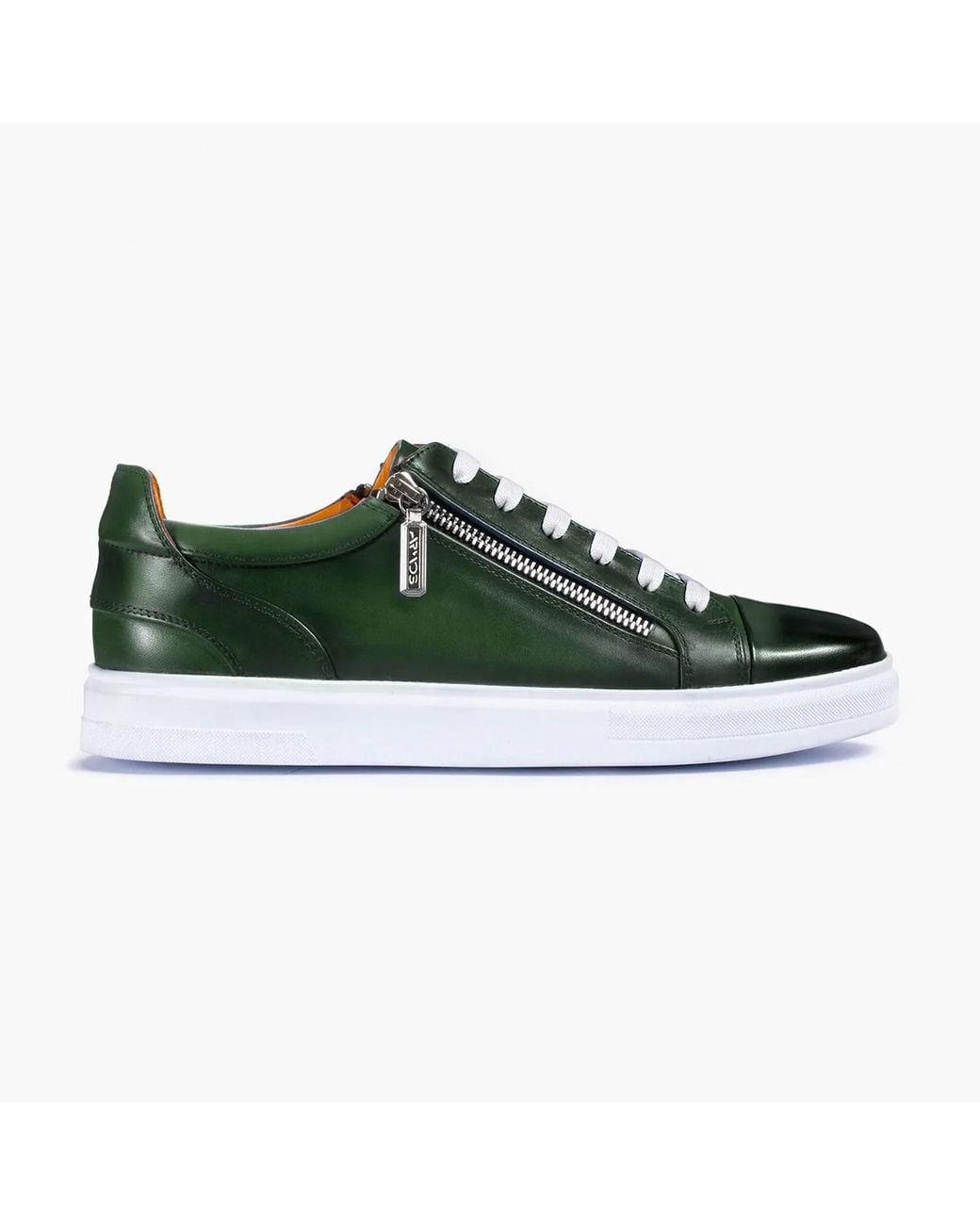 Armos Green Patina Leather Sneaker for men