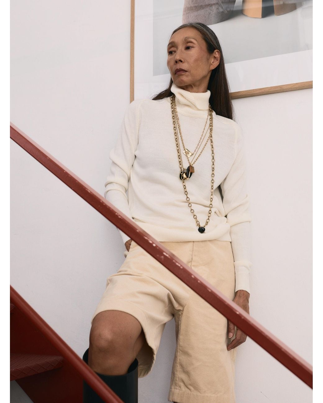 Sita Nevado White Bolsito Necklace