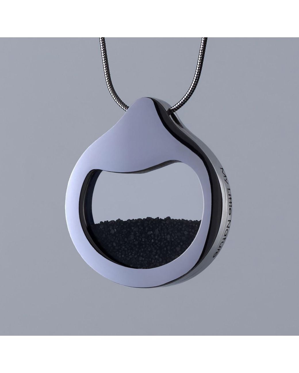 My Little Nature Blue Necklace With Volcanic Sand
