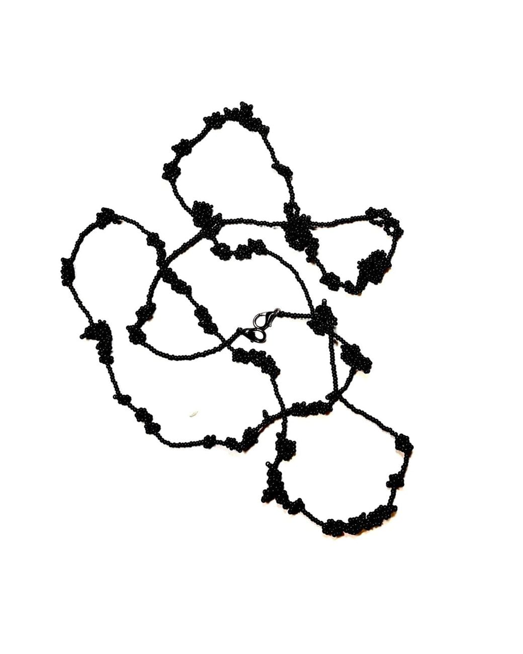 Dopamine Fix by Martina Nunez Black Knot Guilty Necklace Long