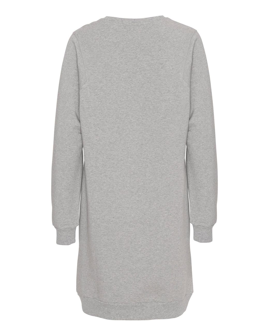 GROBUND Gray Organic Cotton Sweatshirt Maxi Dress