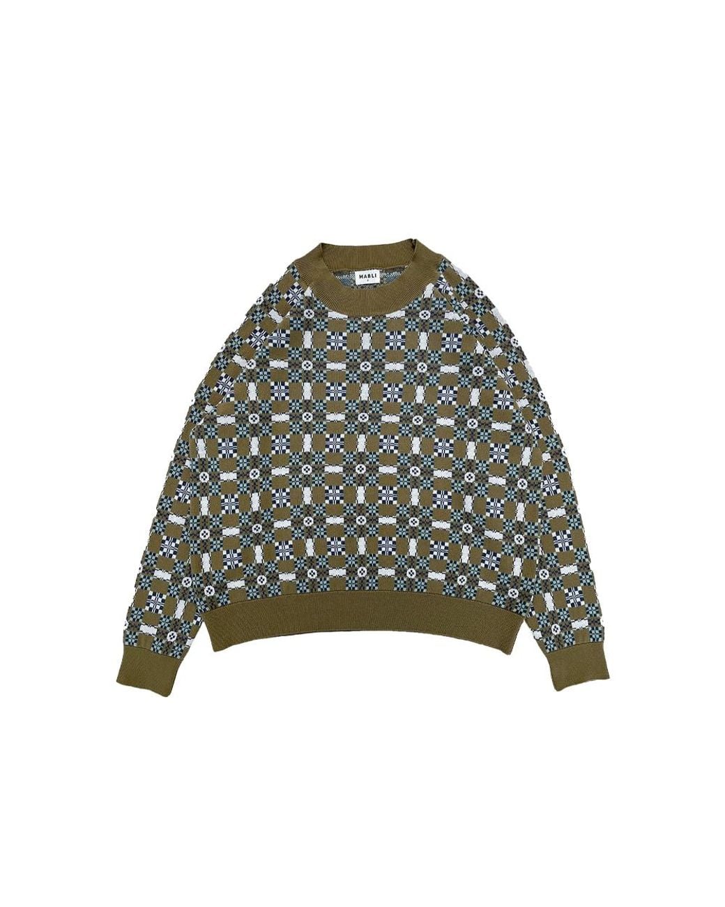 Mabli Green Picnic Pullover