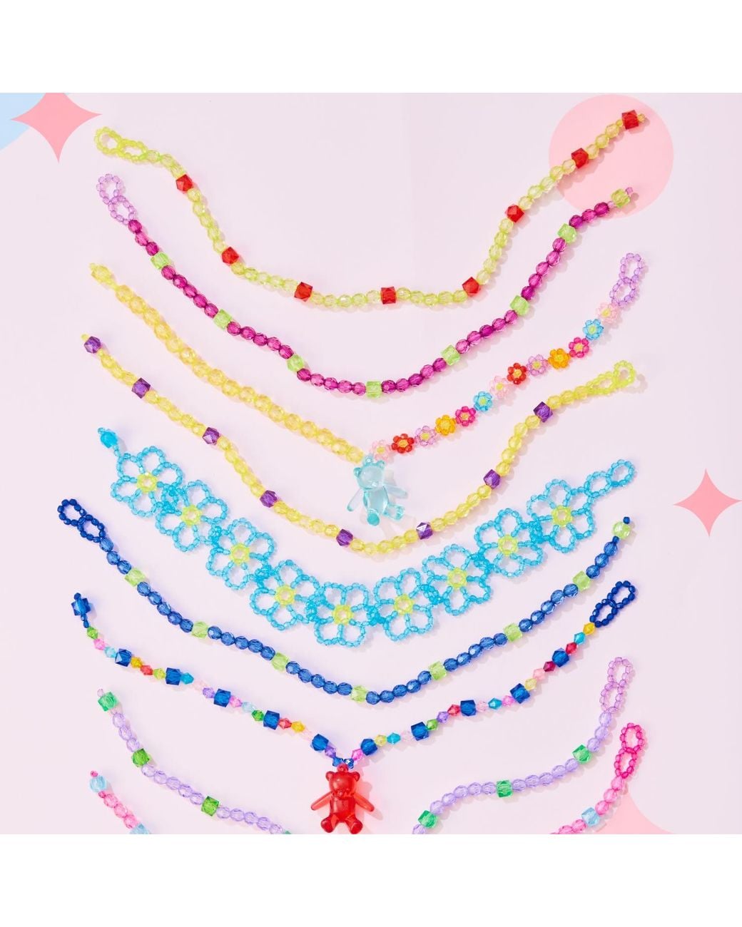 Tillie Beads Red Lemon Daily Wear Carnival Bead Necklace