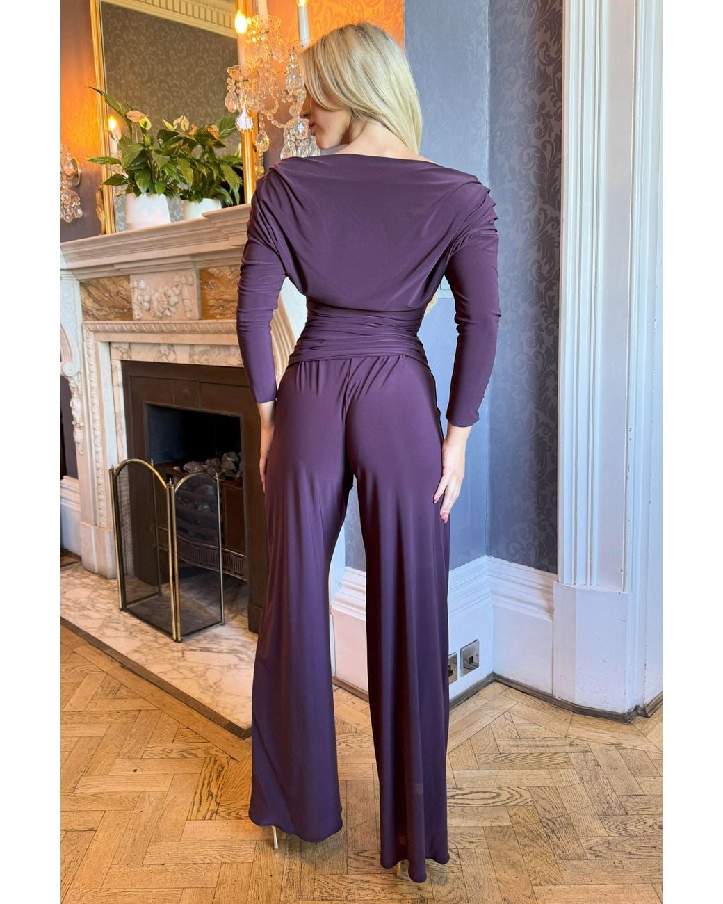 Atom Label Purple Valencia Jumpsuit