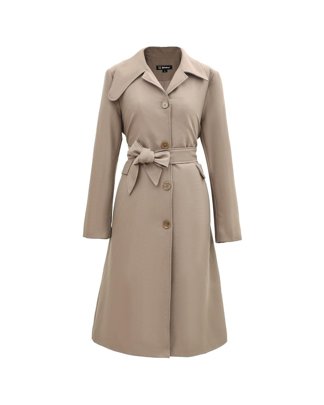 Smart and Joy Natural Minimalist City Coat