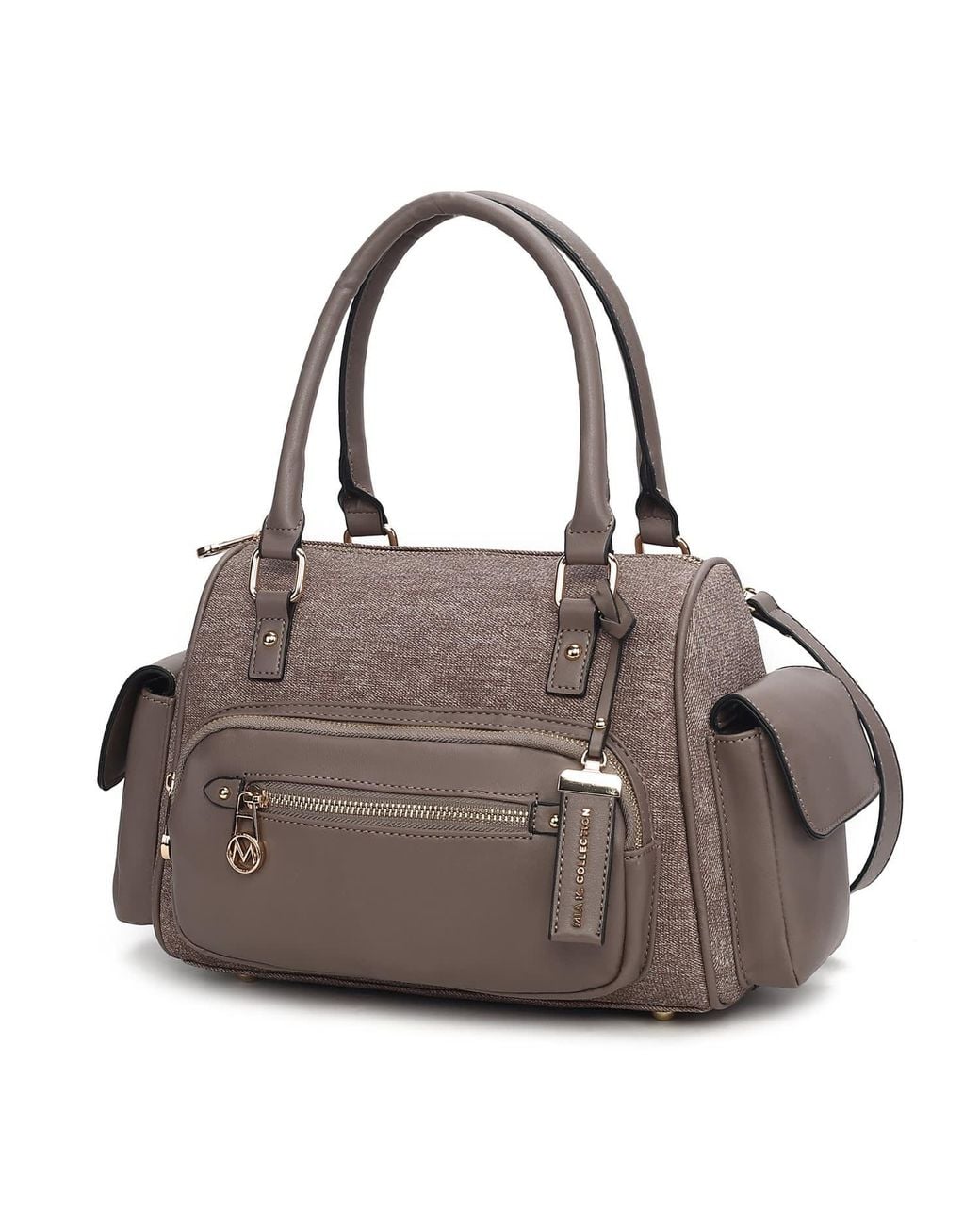 Mkf Collection - J'omor Gray Neutrals Thalia Shoulder Bag