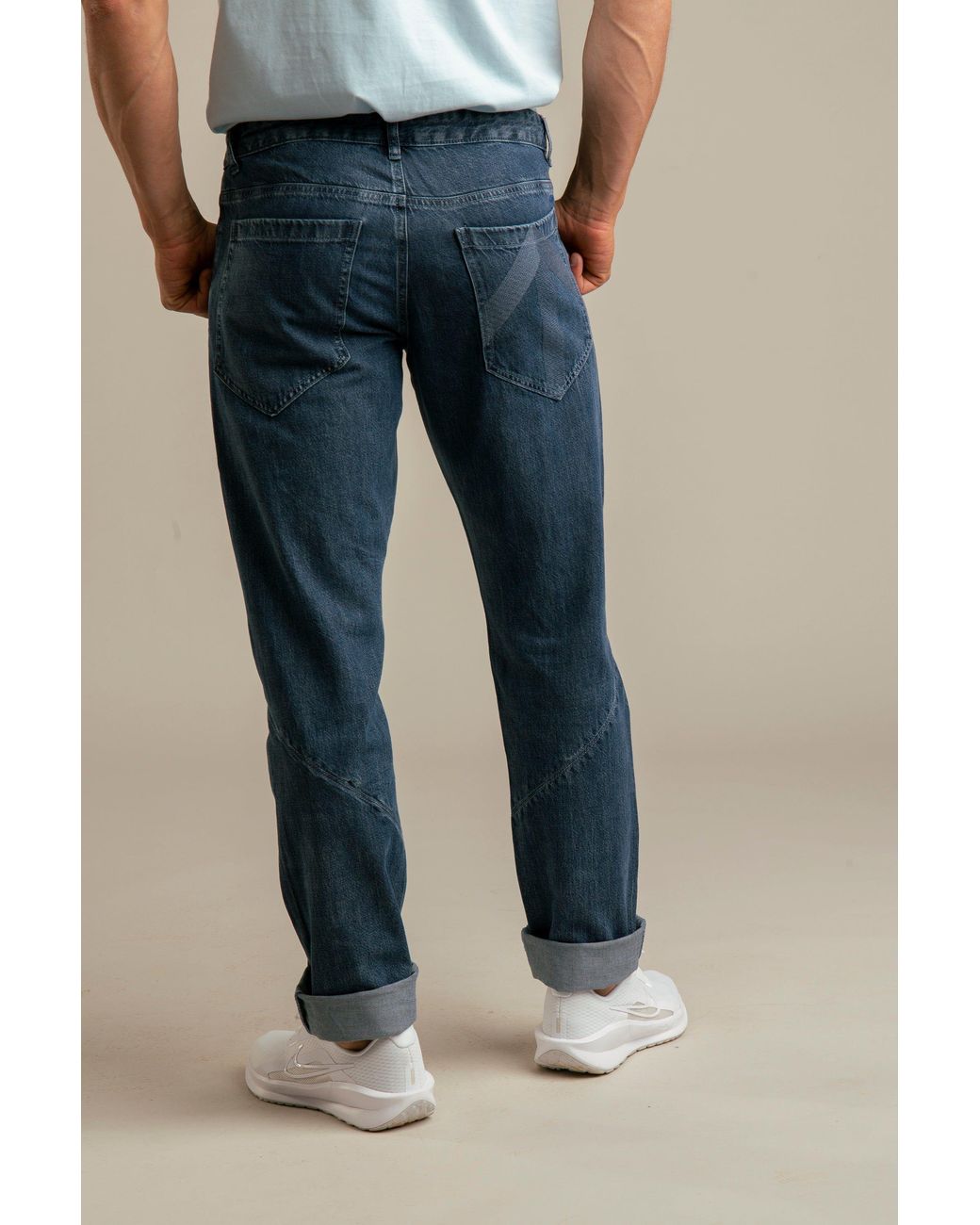 Reet Aus Blue Recycled Denim Jeans For for men