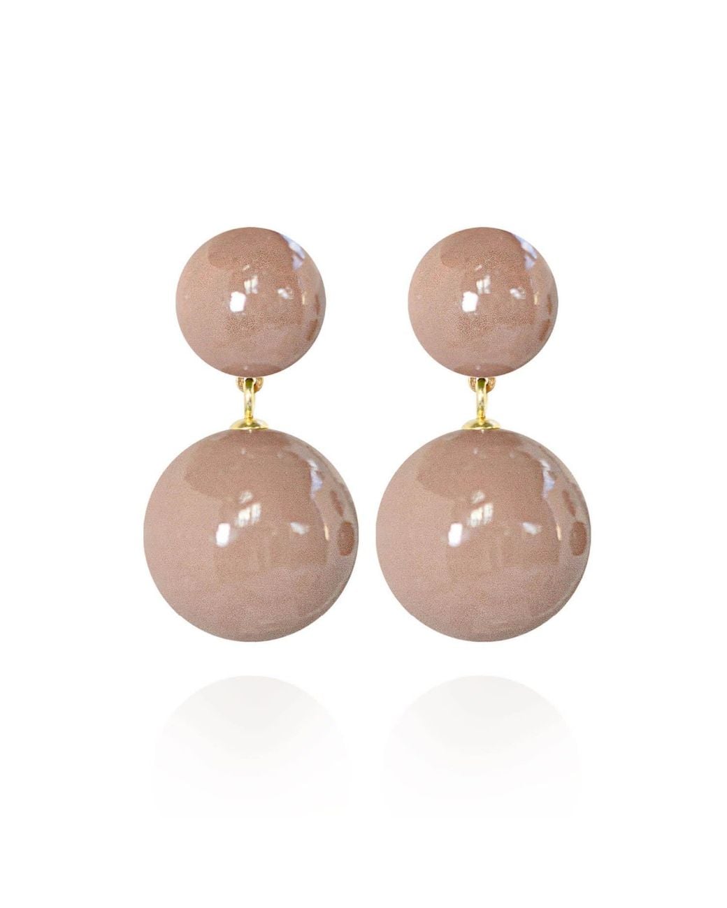 Saule Label Brown Sonia Classic Earrings