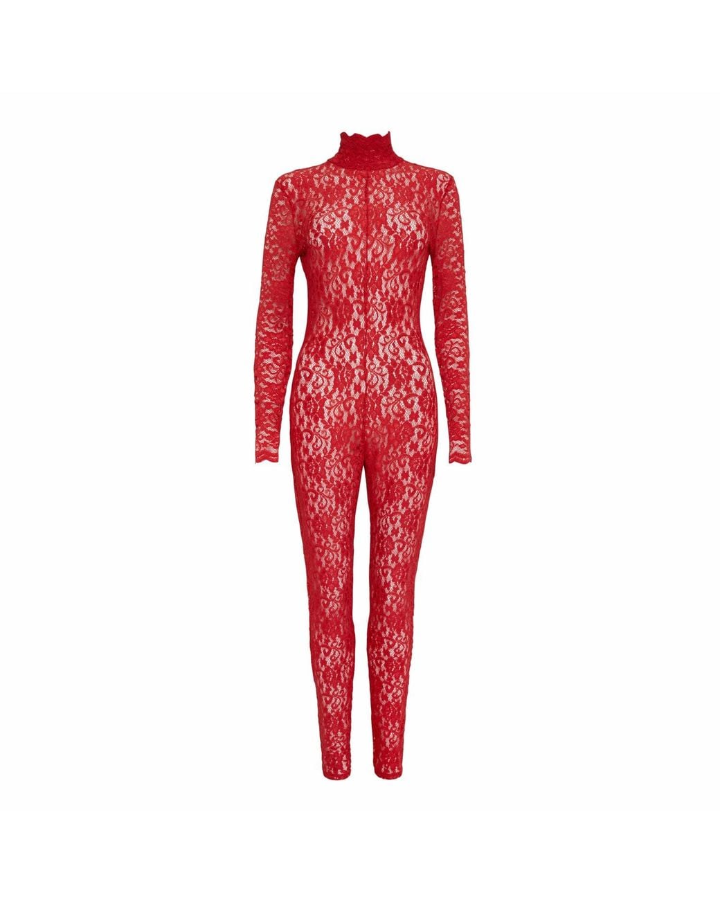 Sarah Regensburger Red Fire Catsuit