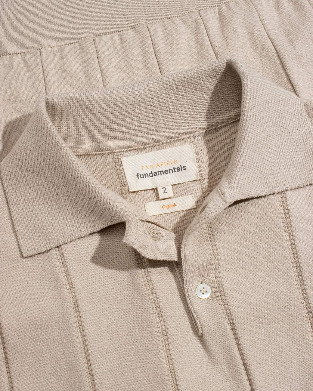 Far Afield Natural Neutrals Jacobs Knit Polo for men