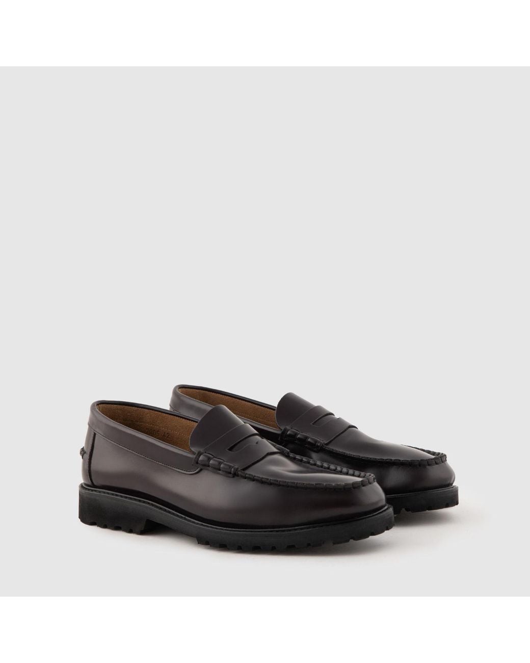 Mariano Shoes Black Macedo Loafer Bordeaux for men