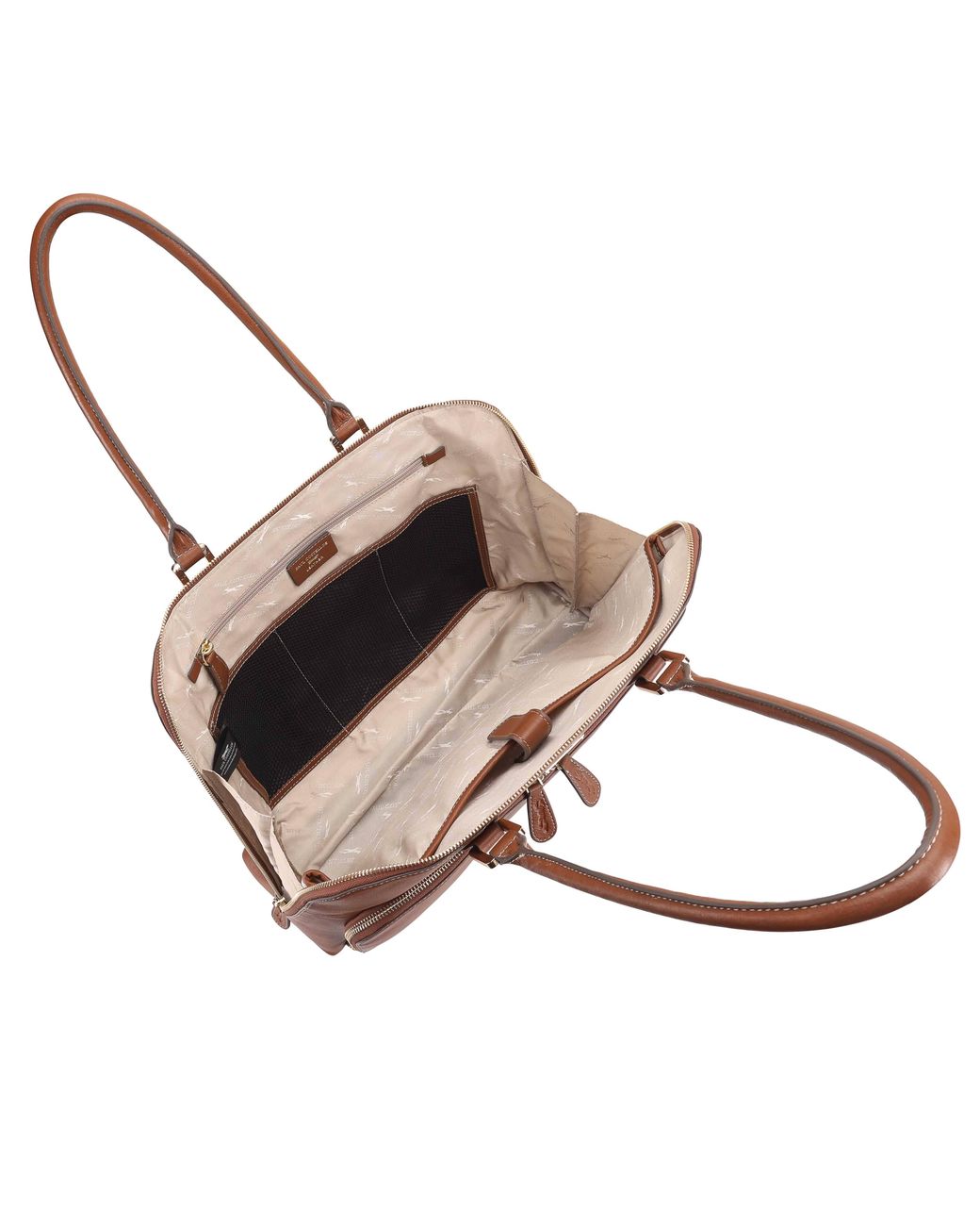 Paul Costelloe Brown Filton Leather Tote Bag