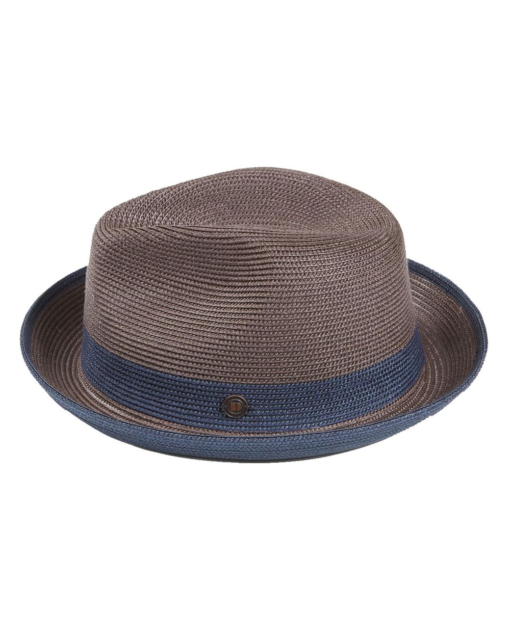 Dasmarca Hats Brown Dasmarca Florence Chocolate Summer Two Tone Crushable Hat for men