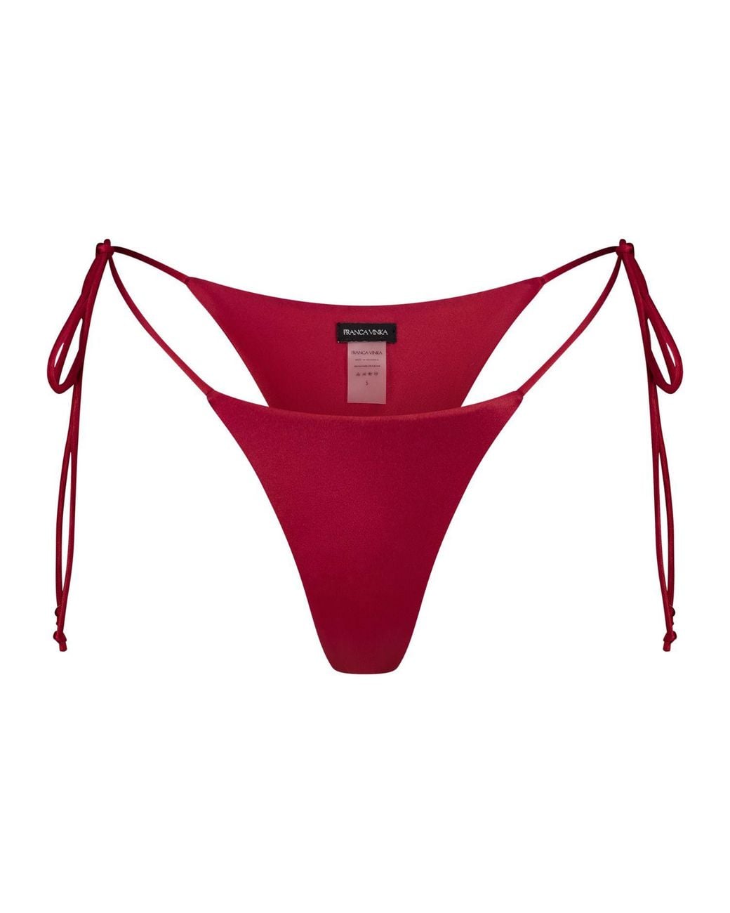 Franca Vinka Red Luisa Bikini Bottom