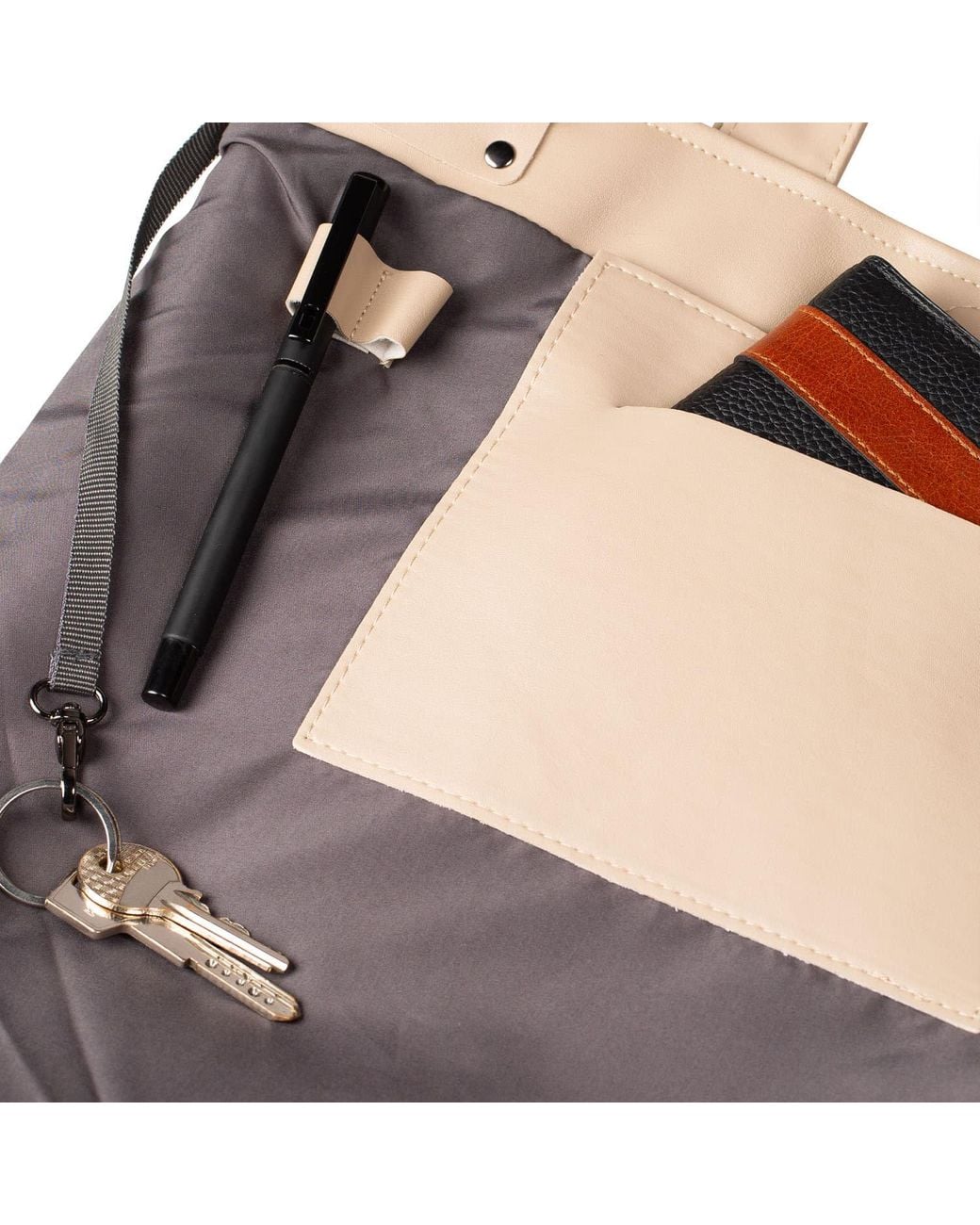 Norbron Natural Hasle Cream Bag