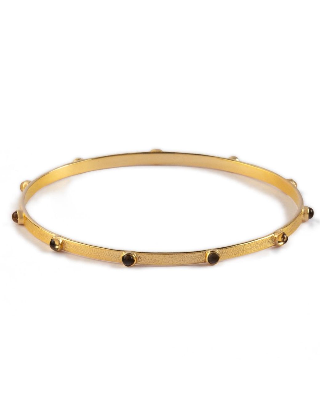Goddess Charms Metallic Solar Plexus Chakra Bangle