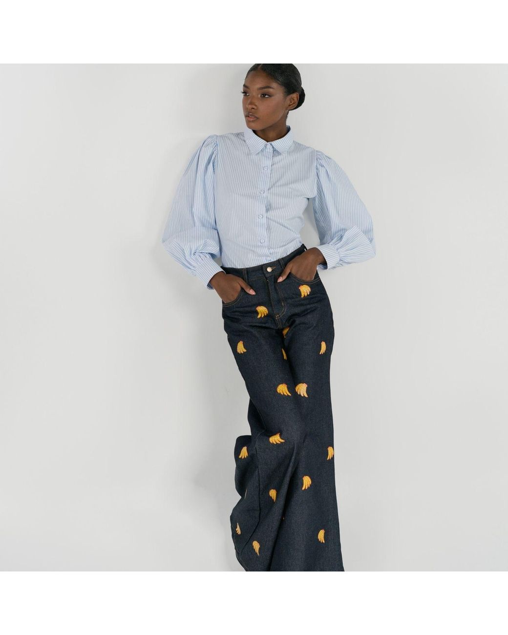 Pineapples Don't Have Sleeves Blue These Jeans Are Bananas!