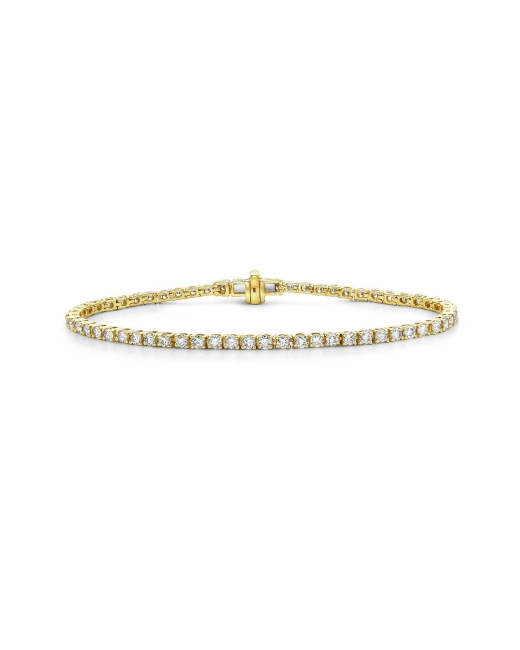 Artisan Metallic Classic Diamond Tennis Bracelet