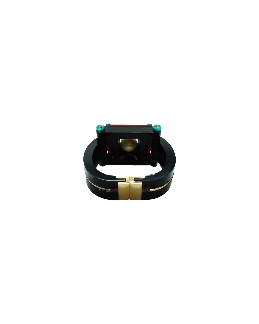 Gissa Bicalho Blue Handmade Acrylic Bracelet Maya
