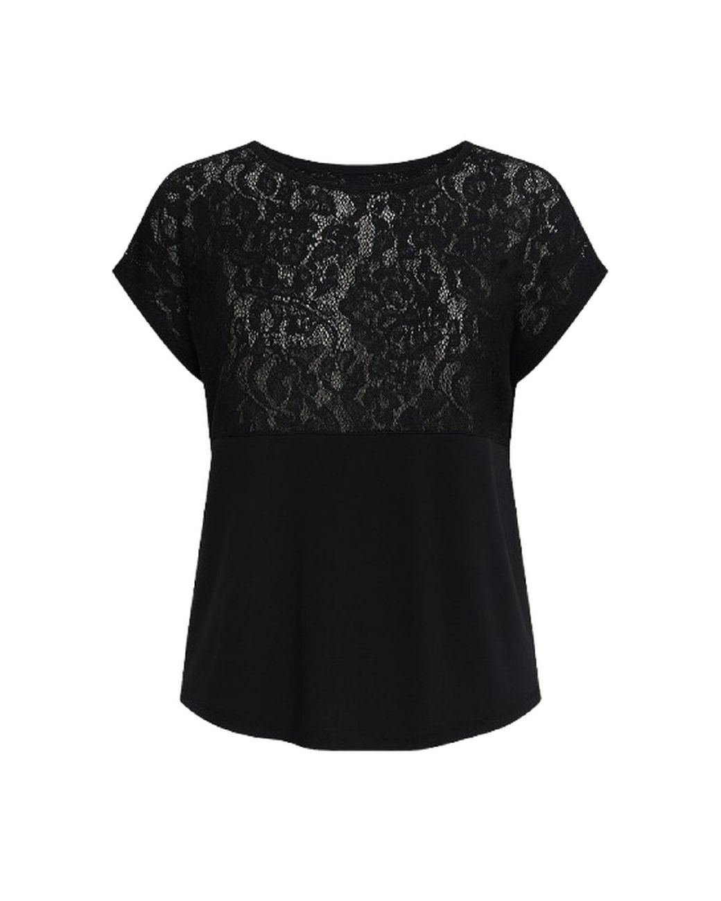 Conquista Black Lace Panel Top – Timeless Elegance With A Modern Touch