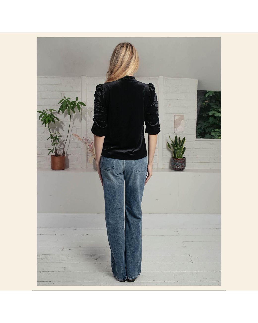 Nooki Design Black Lexy Top