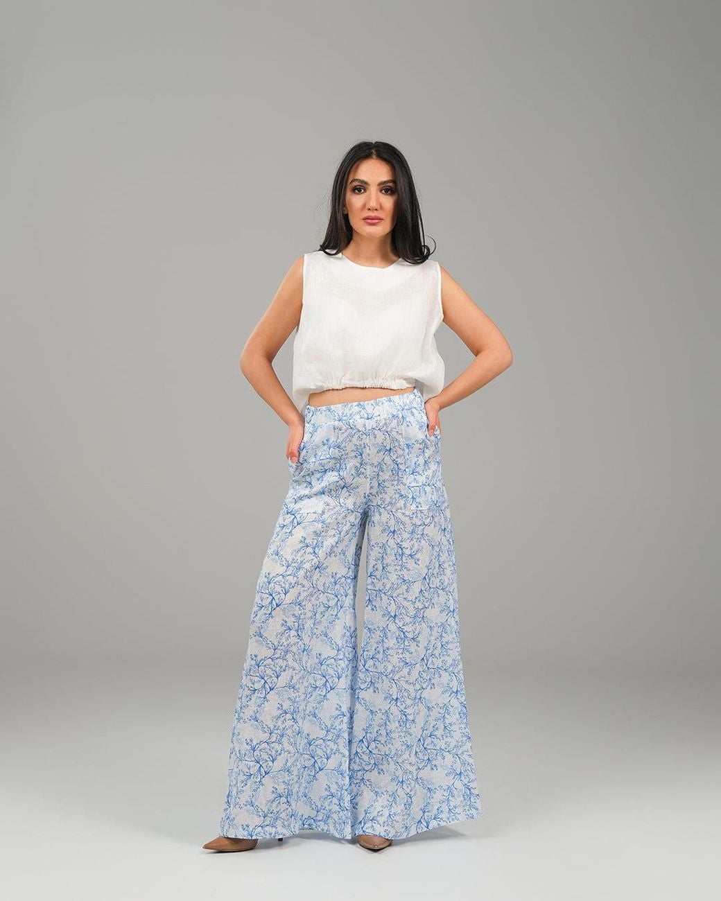 Lumina Eligma Blue The Breeze Ensemble Pants