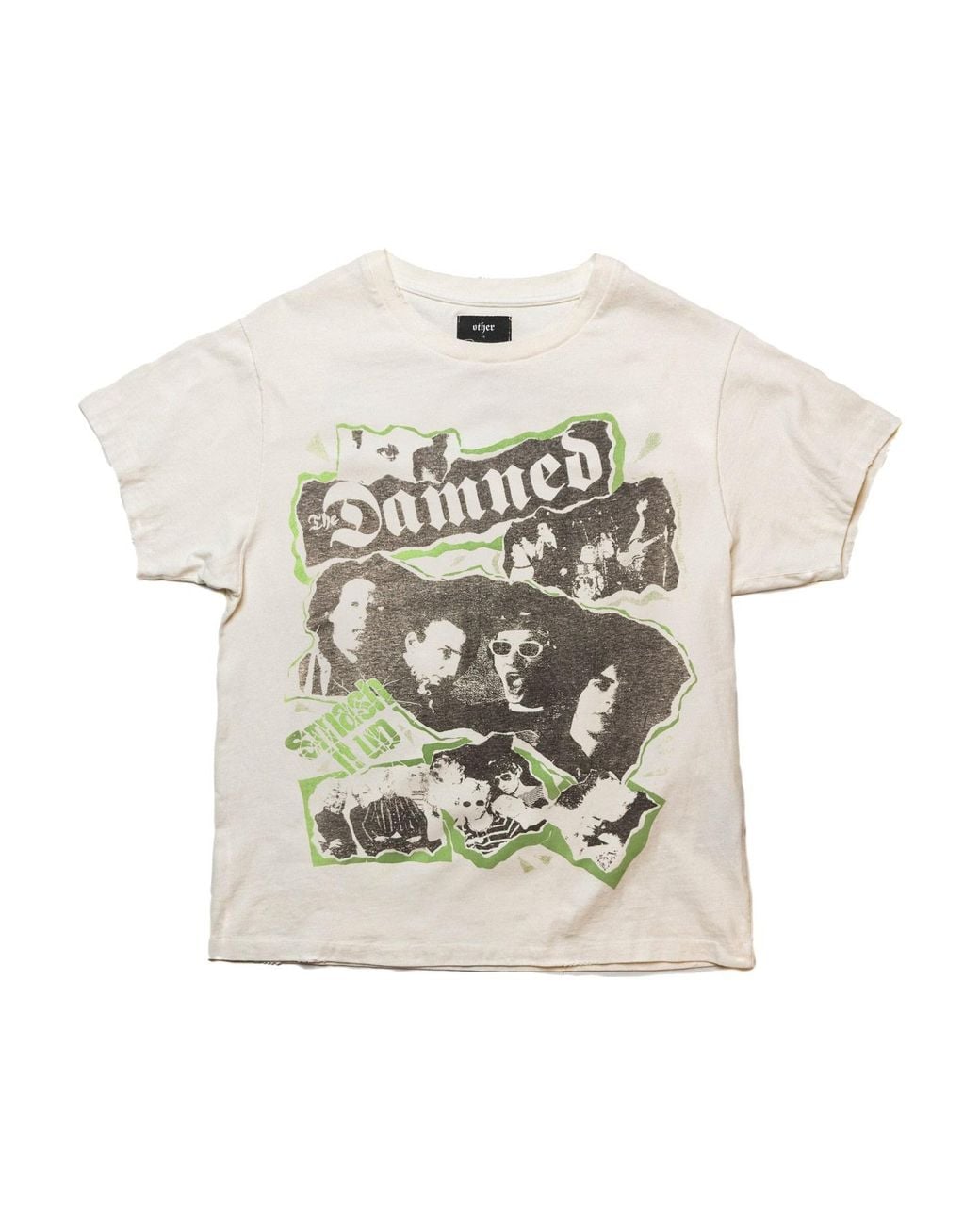 Other Uk White The Damned Smash It Up Vintage T-Shirt for men
