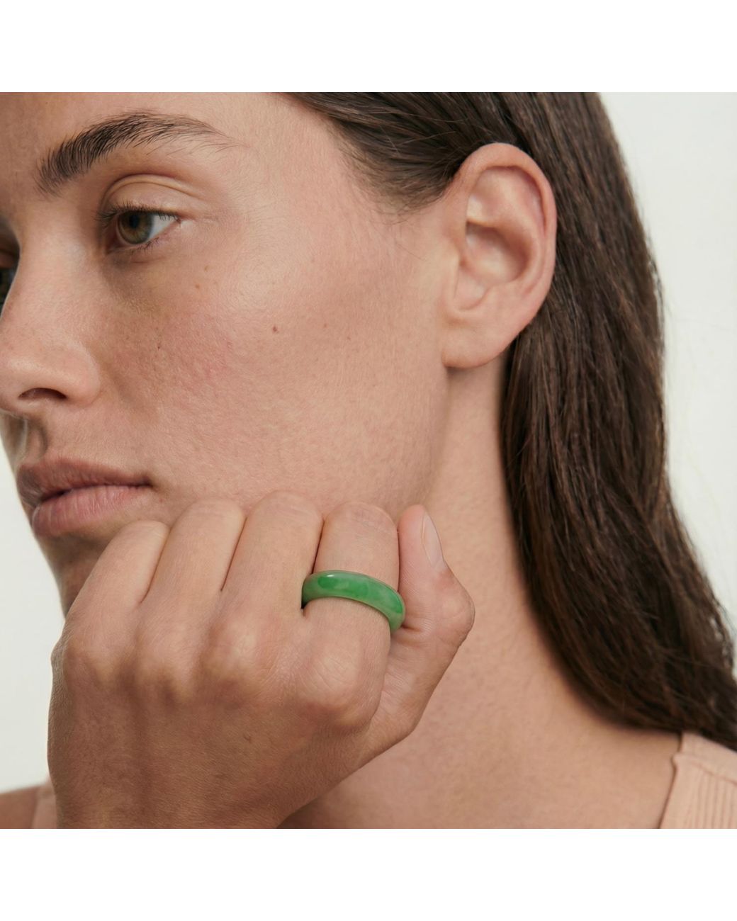 seree Green Zz Imperial Jade Ring