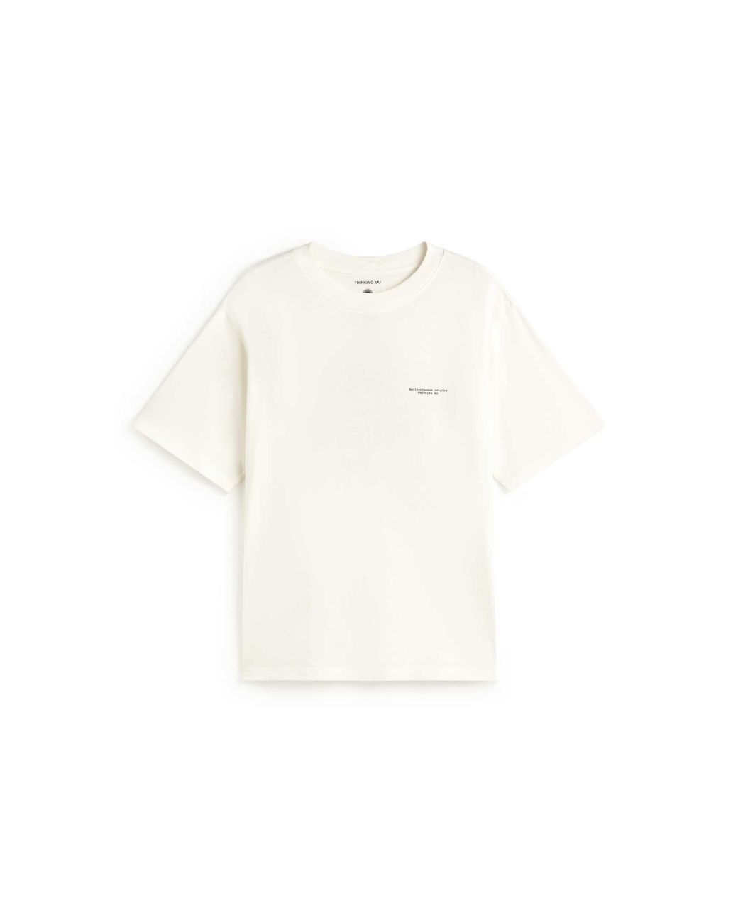 Thinking Mu White Figa Eric Oversize T-Shirt for men