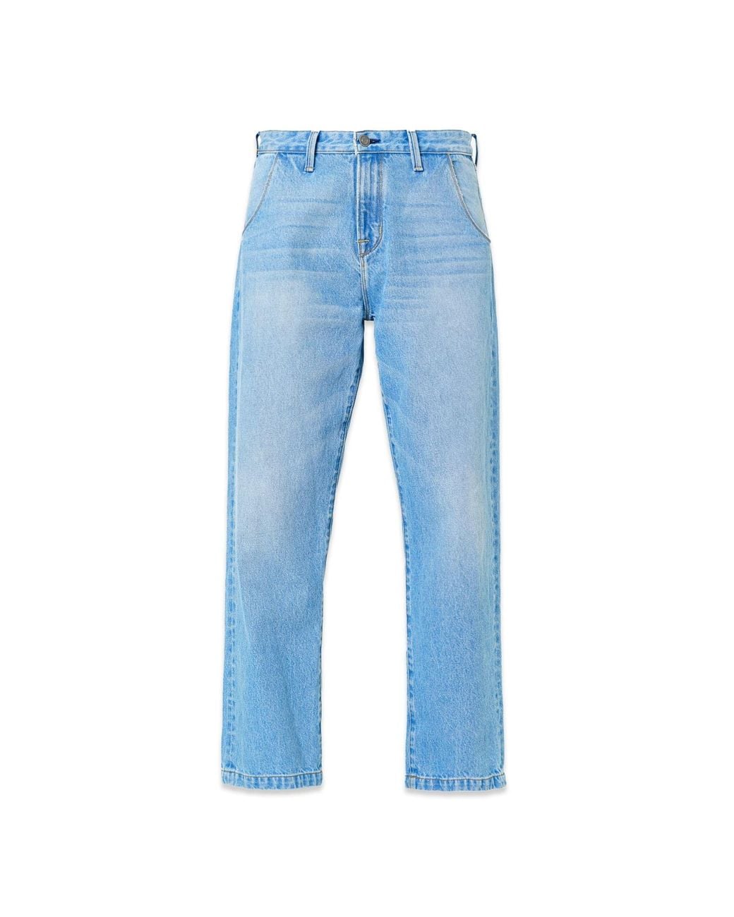 NOEND Blue Noend Classic Fit Rigid Jeans for men