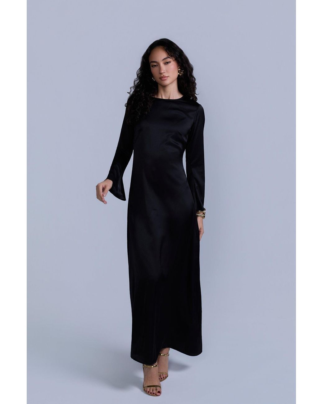 fitted lace wedding dress Reflective Holographic Summer Turtleneck Long Sleeve Mini Bodycon Dres –  jetechband main image 0