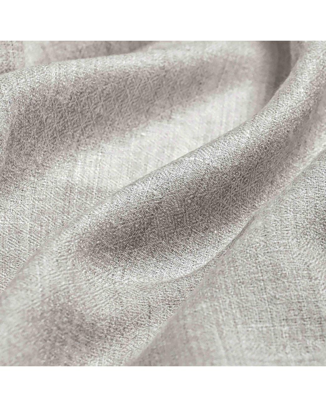 Pink Maharani Neutrals Cashmere Natural Ivory Double Weave Stole