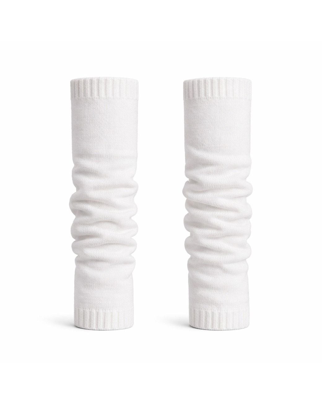 Fiora Muse White Cashmere Arm Warmers