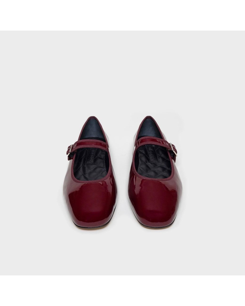 Widerry Red Wide Fit Ballet Flats Amaia Cerise