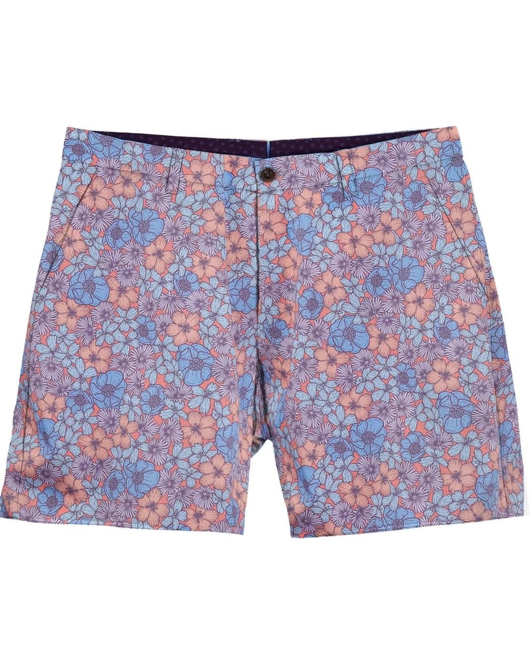 Lords of Harlech Blue Clyde Dense Floral Short for men