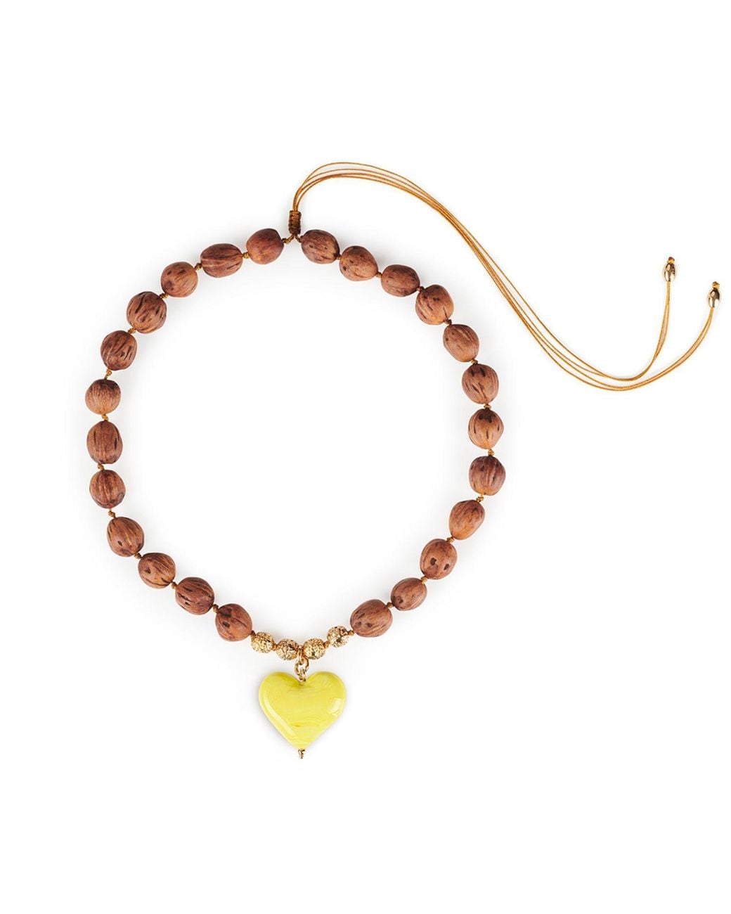 Tohum Design Metallic Cuore Resort Necklace – Lemon