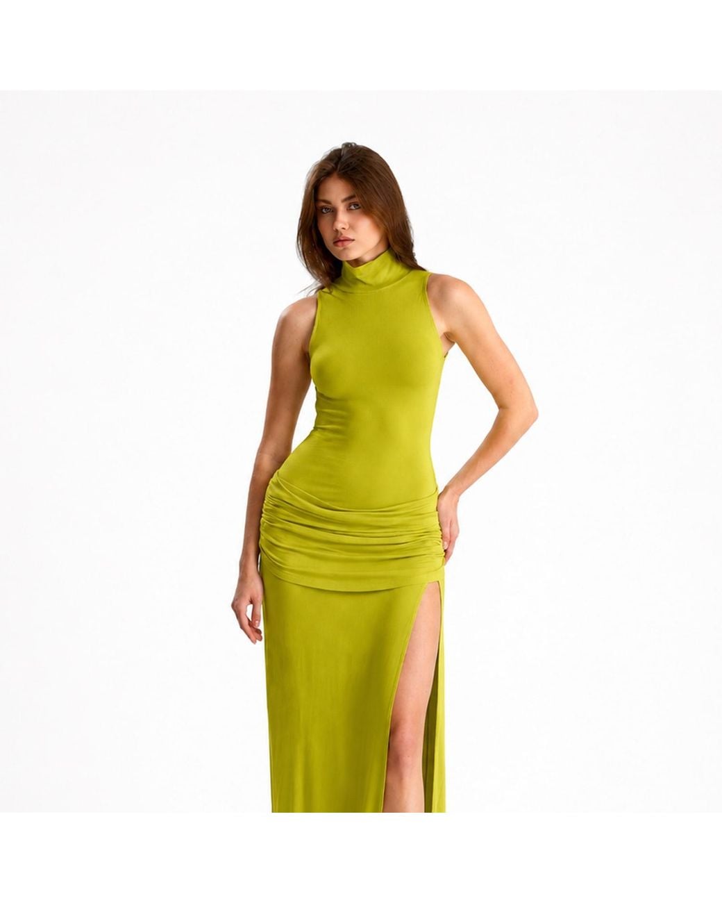 Maison De Gala Yellow Isadora Lime Gown