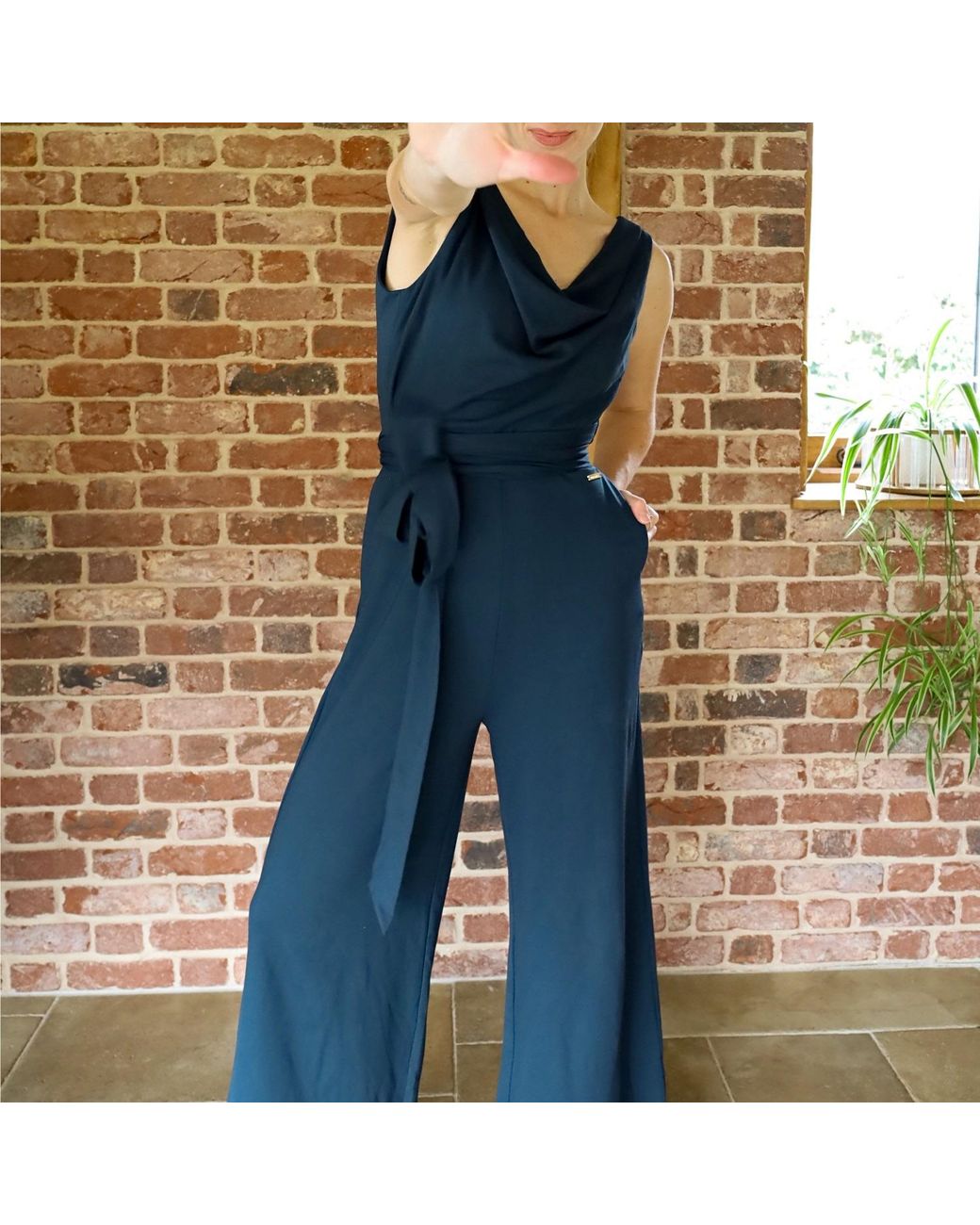 Emma Wallace Green Lora Jumpsuit
