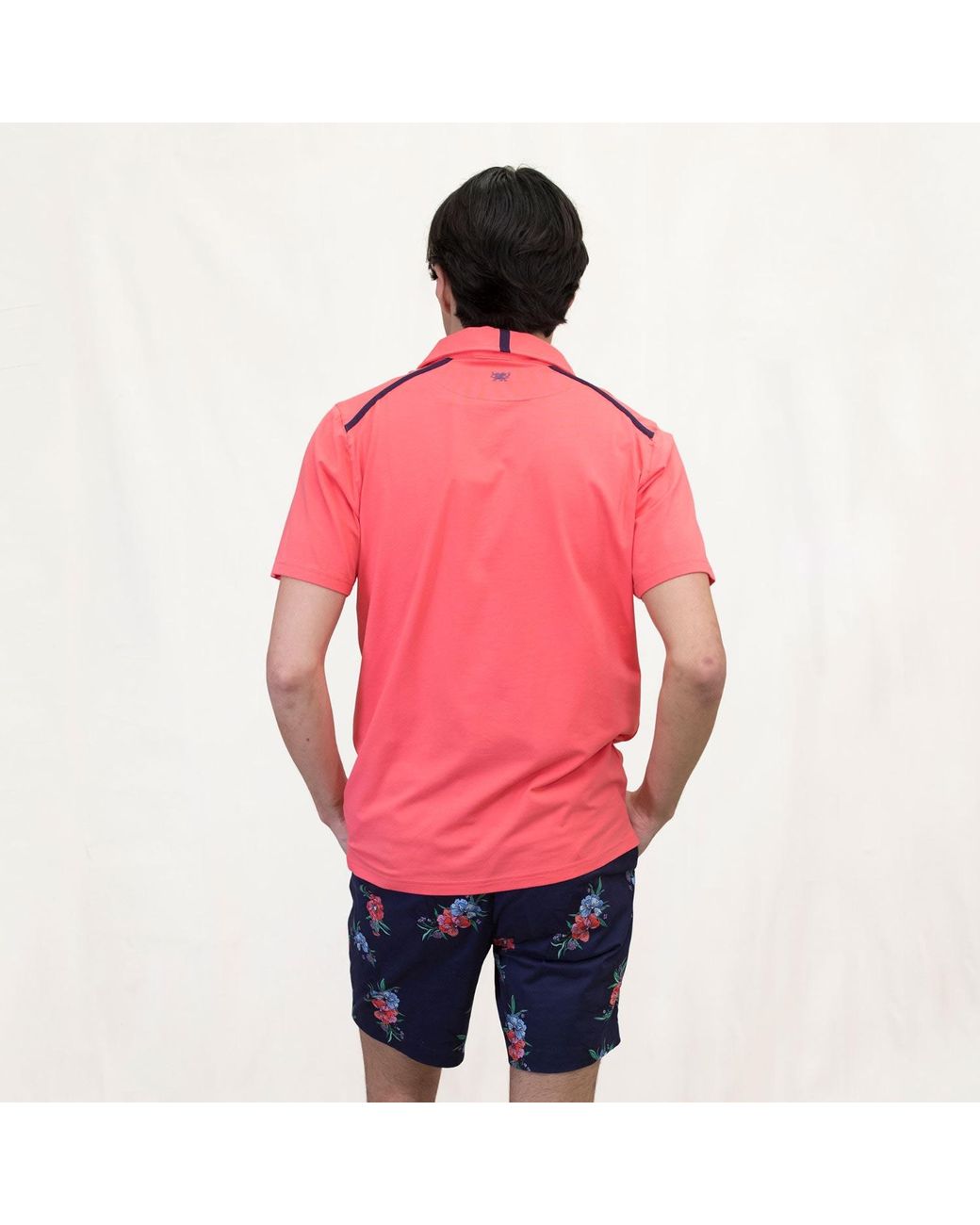 Lords of Harlech Red Pietro Polo Shirt for men