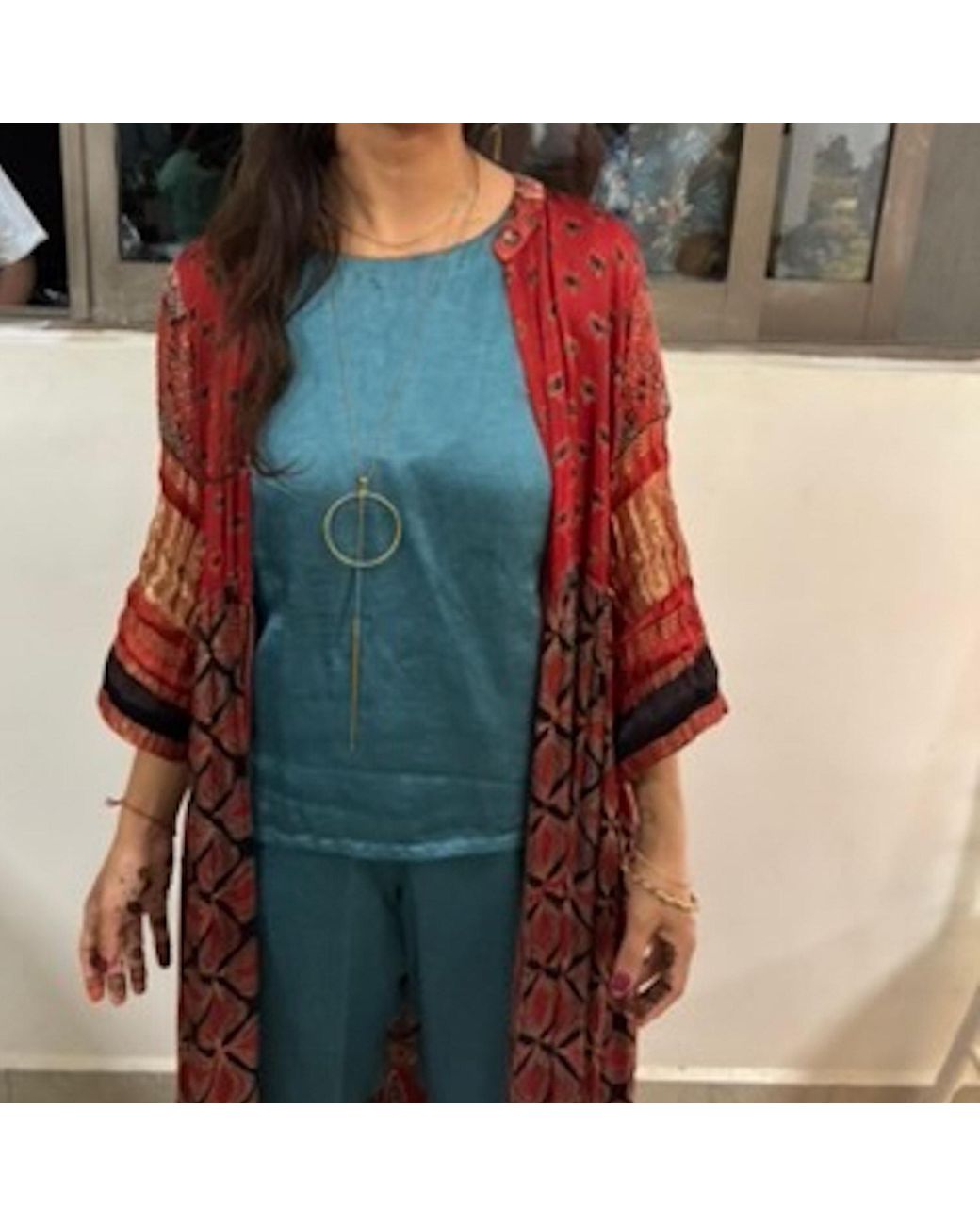 Lala Salama Metallic Nia Circular Necklace