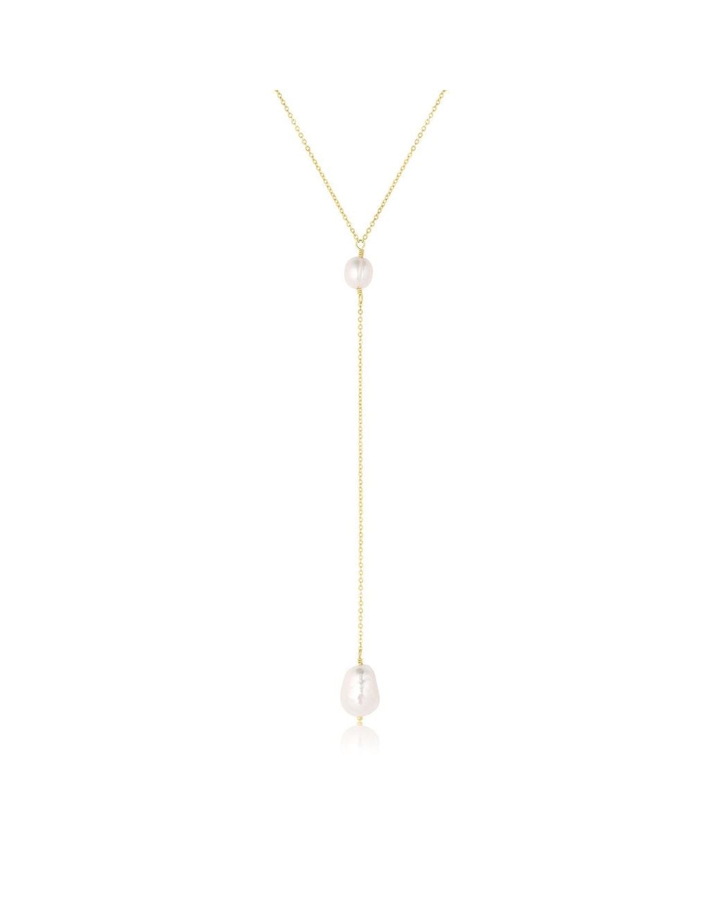 SET & STONES White Penny Necklace