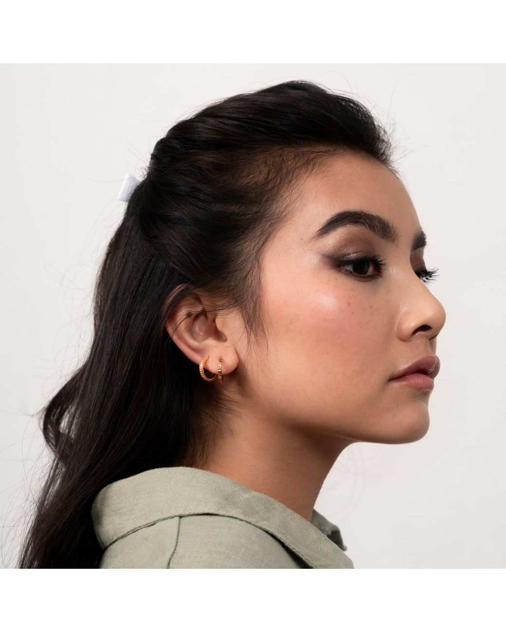 Dower & Hall Metallic Hammered Nomad Hoops
