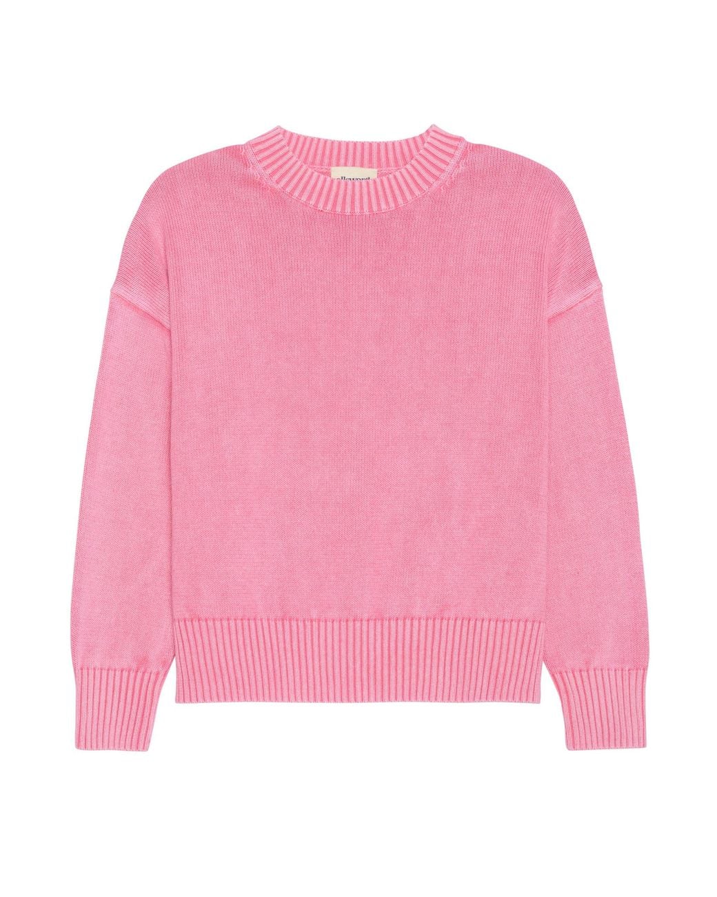 Ellsworth & Ivey Pink Emery Crewneck Sweater