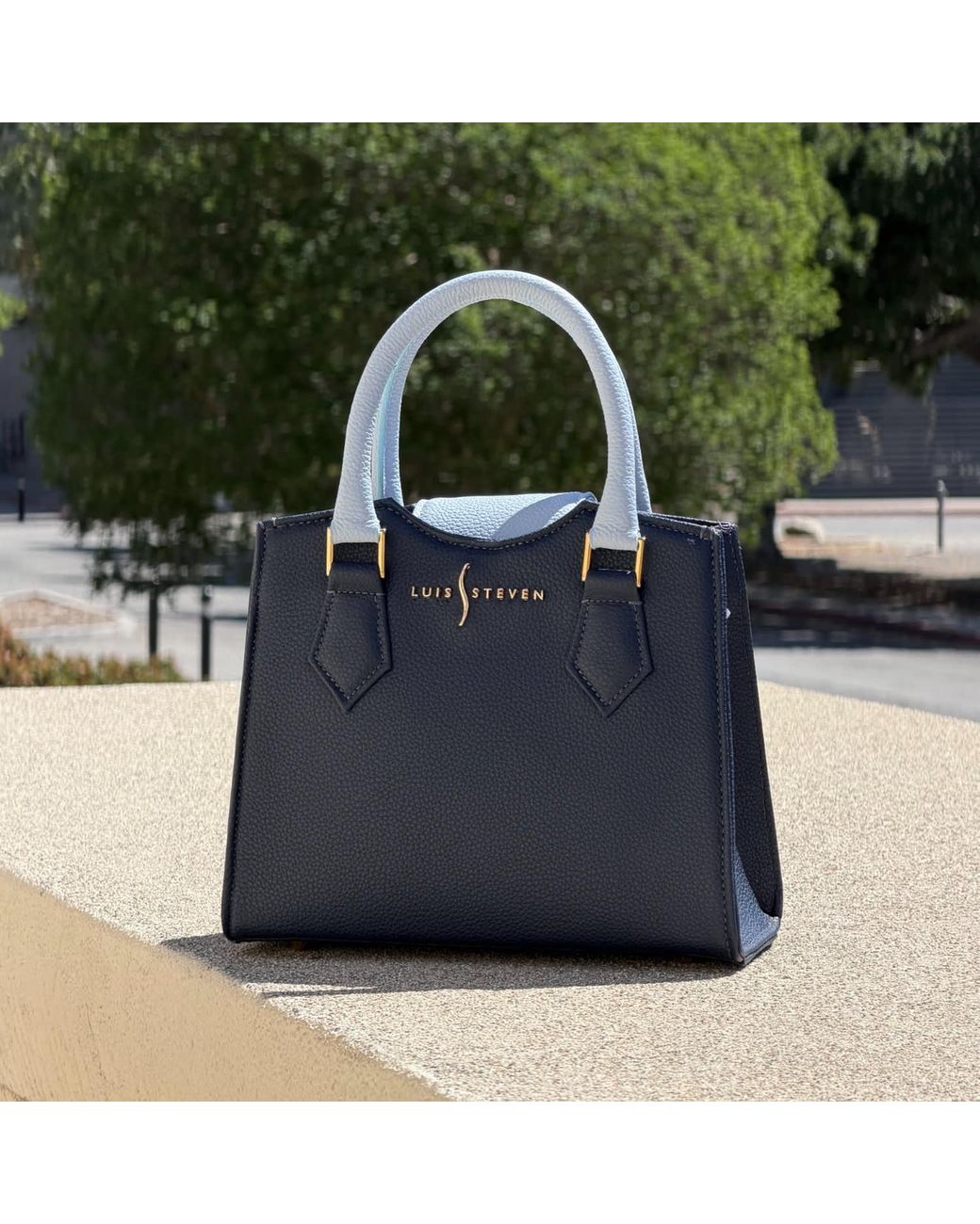 Luis Steven Blue Donna's Mini Tote