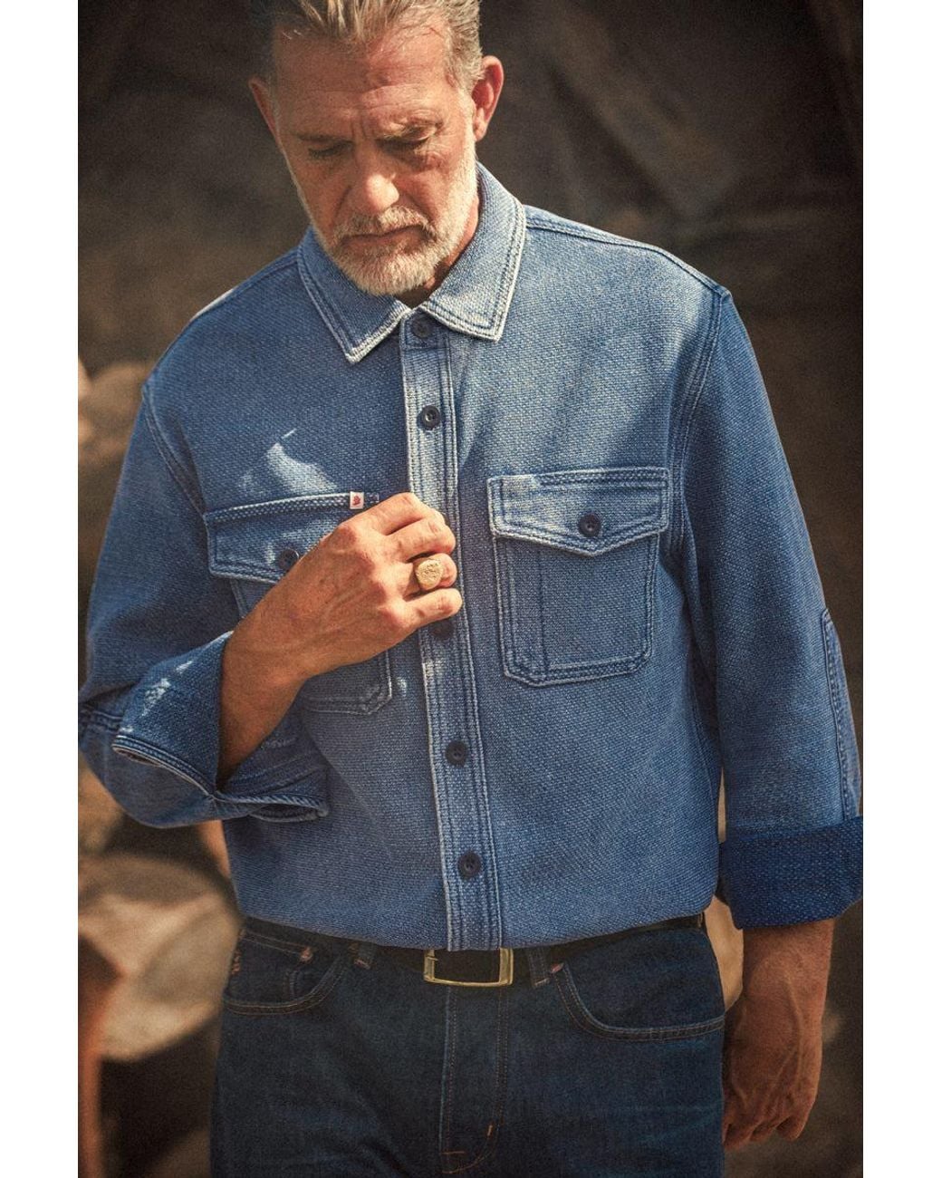 &SONS Trading Co Blue Laramie Shirt for men