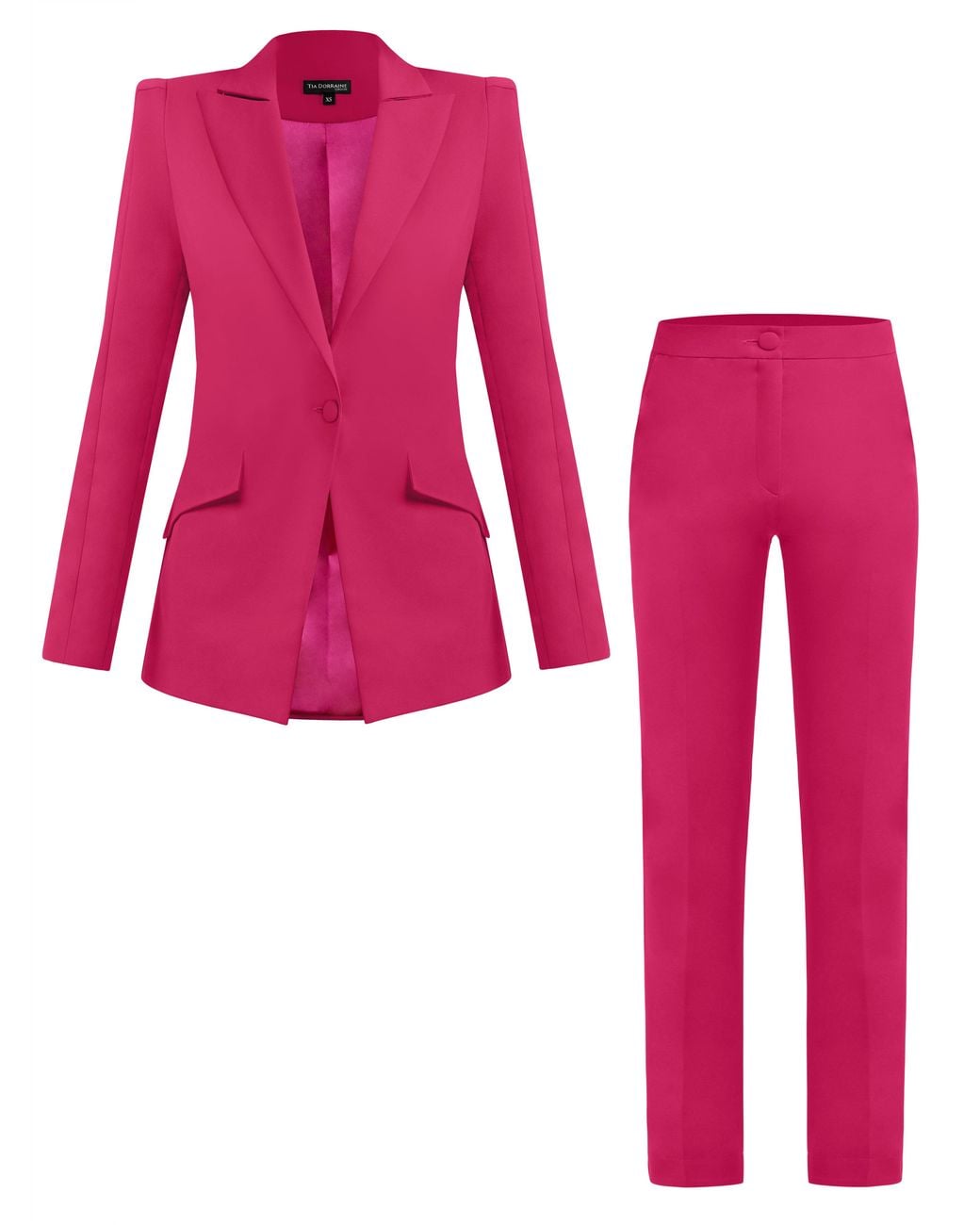 Tia Dorraine Pink Illusion Classic Tailored Suit